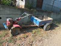 Motocultor cu remorca