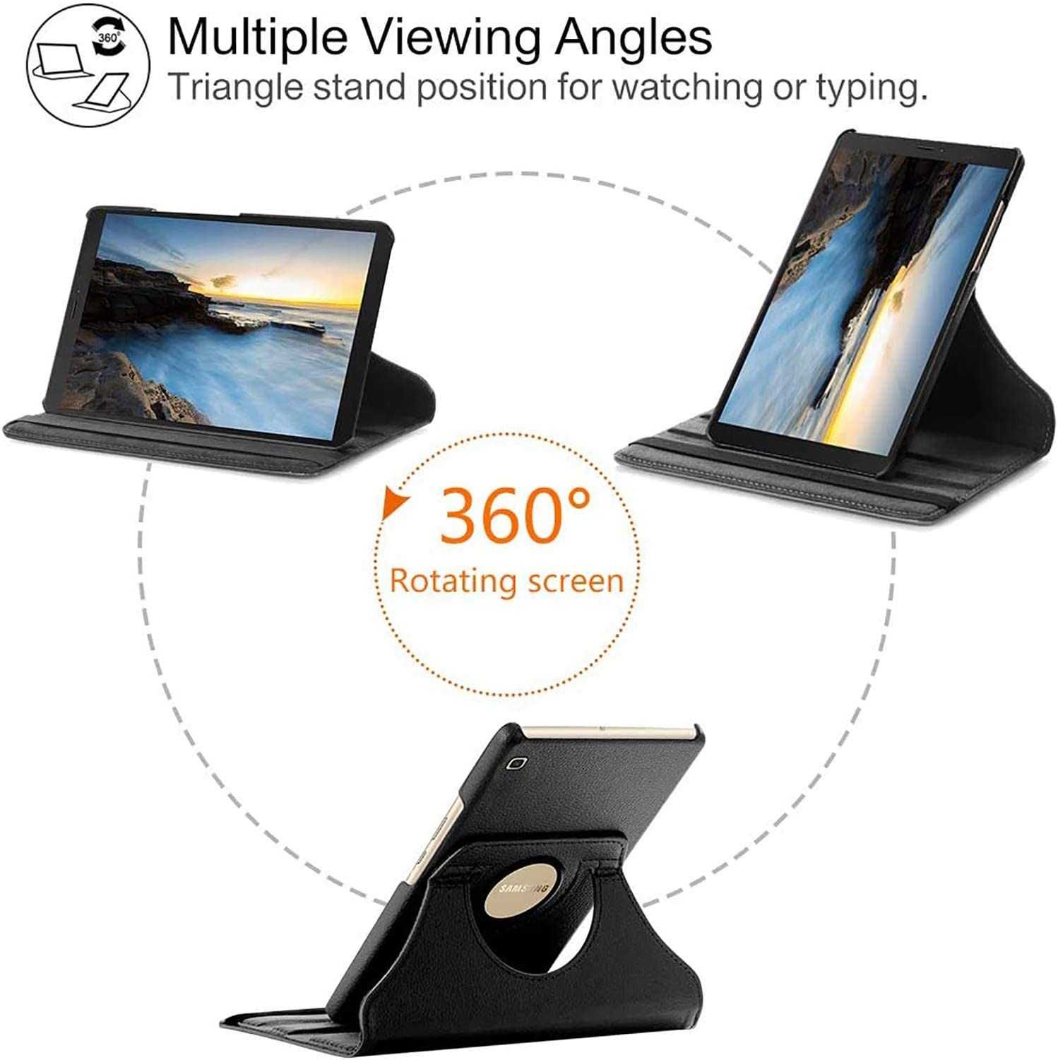 Husa rotativa Samsung Galaxy Tab A 10.1 (2019) T510 T515 + stylus