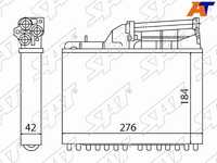 Радиатор отопителя салона  BMW 5 E 34 88- W/O A/C(трубчатый) Bmw 520