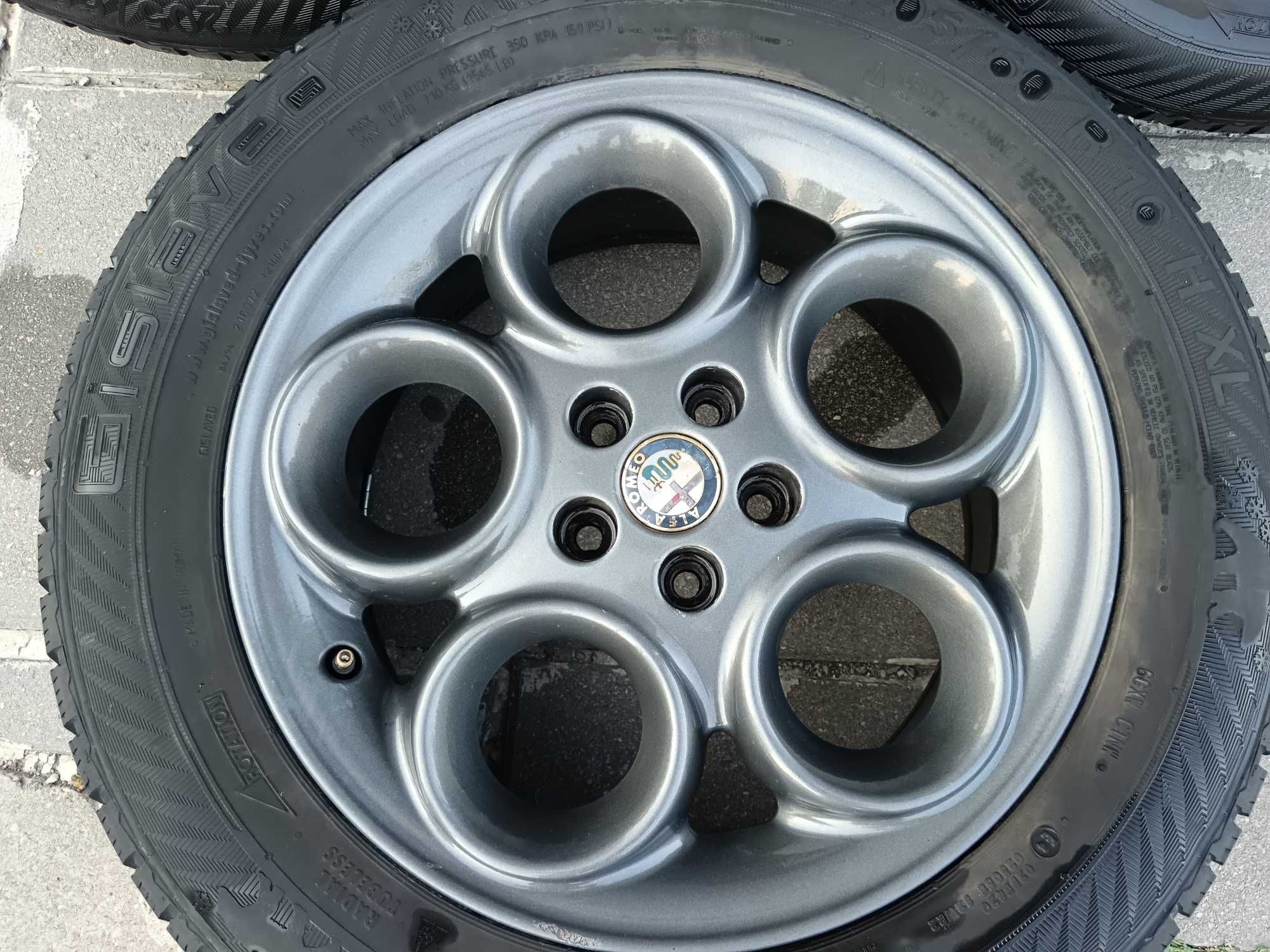 16 цола Alfa Romeo 5×110 оригинални + нова резервна гума