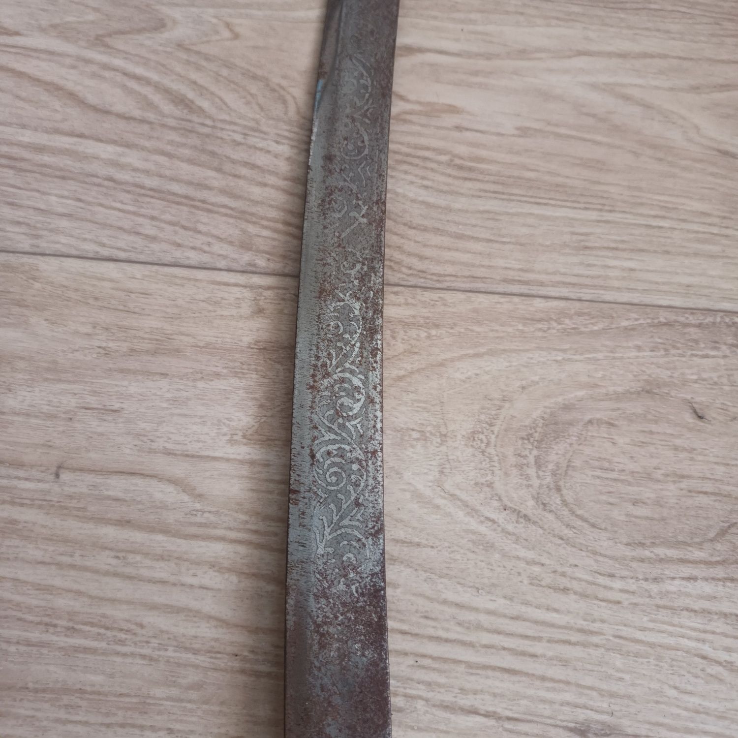 Стара масивна военна сабя 86 см- щик меч нож каракулак