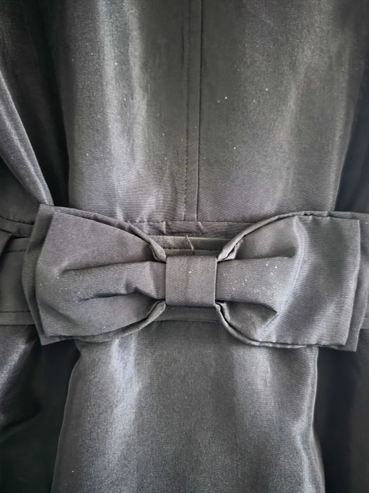 Дамски черен шлифер