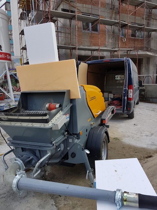 Inchiriere Pompa beton NOUA cu PESTE 100ml furtun transport beton