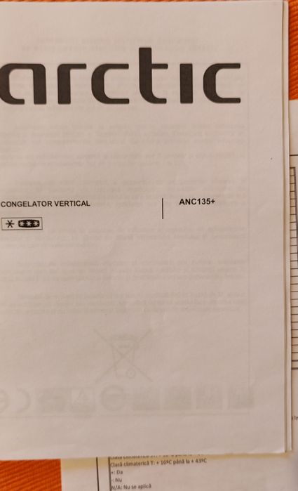 Congelator cu 4 sertare Arctic clasa A+