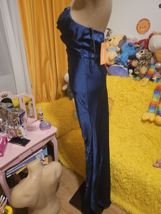 Rochie Oscar maxi dress navy