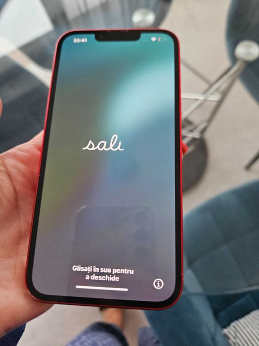 Iphone 13 rosu,128 Gb, stare foarte bună