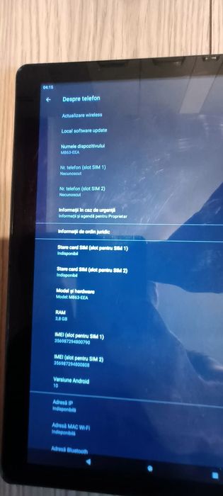 Vand Tableta mare de 10" Toscido 64 Gb