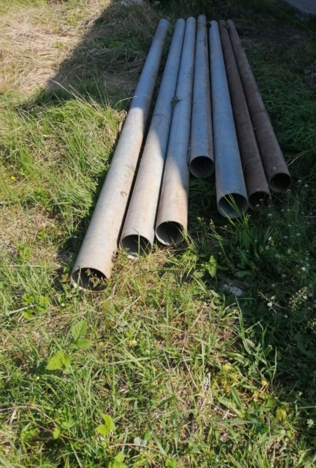 Țeavă zincata de 6" și țeavă trasa de 5"