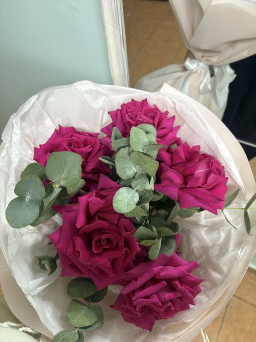 цветы 5 шт роза