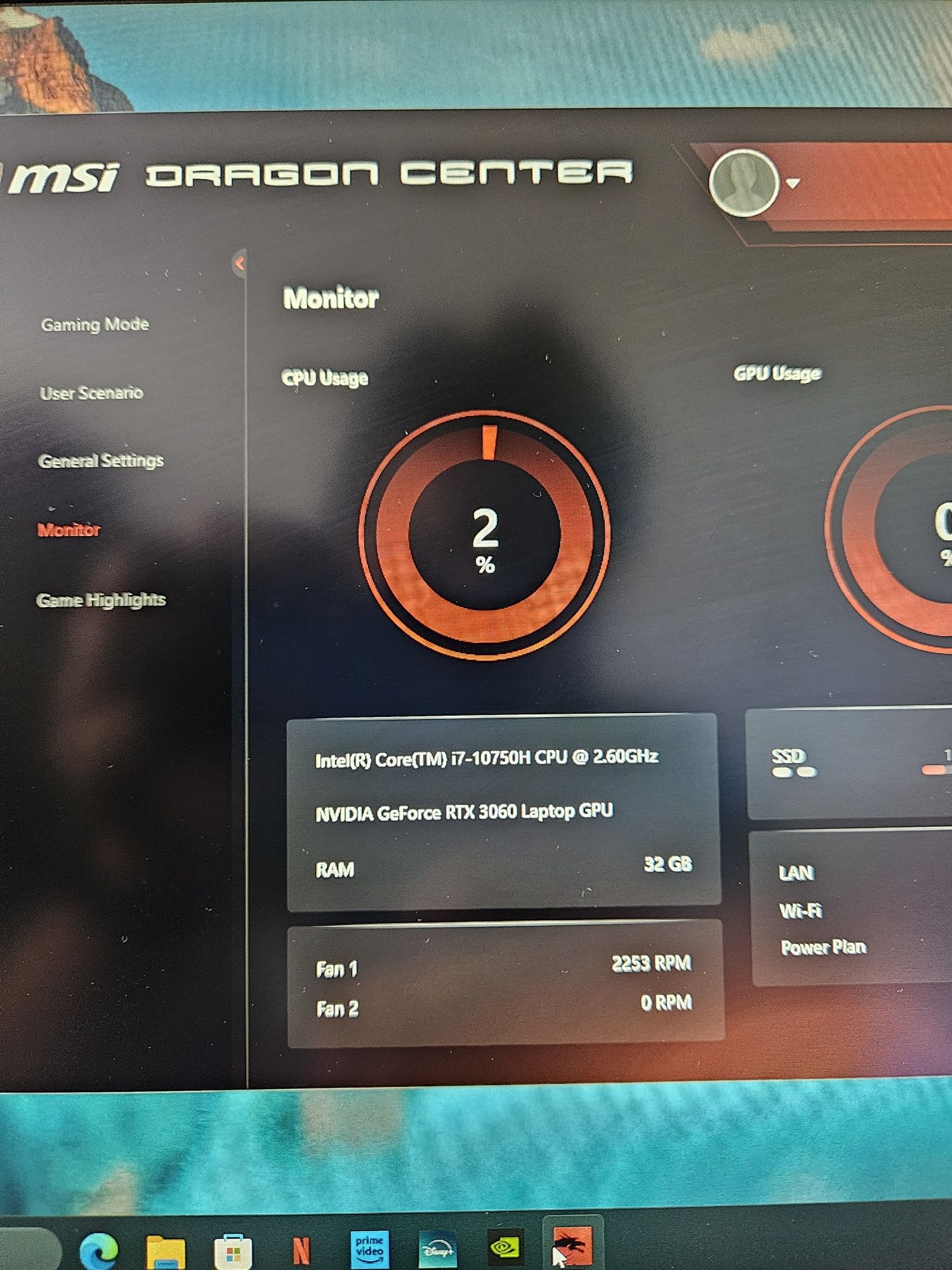 MSI GF65 Thin RTX3060 I7-10750H