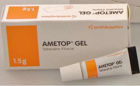 Ametop / аметоп обезболяващ крем за татуировки