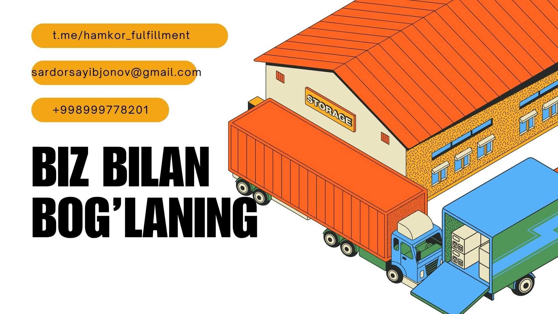 Uzum market sotuvchilari uchun fulfillment xizmatlari