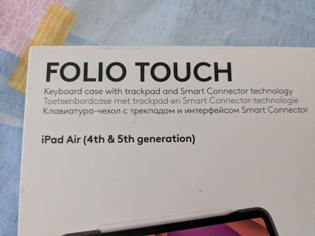 husa cu tastatură ipad air 4 & 5, Logitech folio touch, garanție