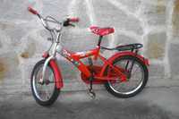 Запазено детско колело с тротинетка