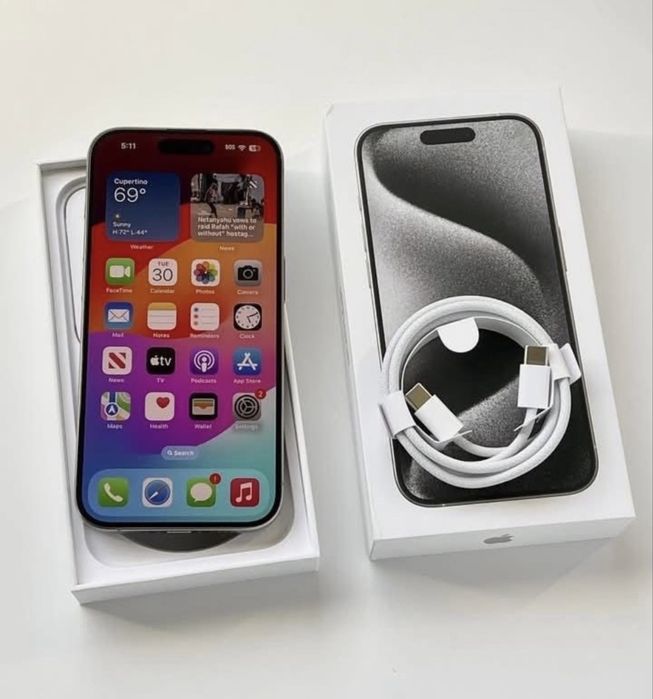 Iphone 15 PRO MAX 256 G - natural titanium - 99% - 3850 ron !