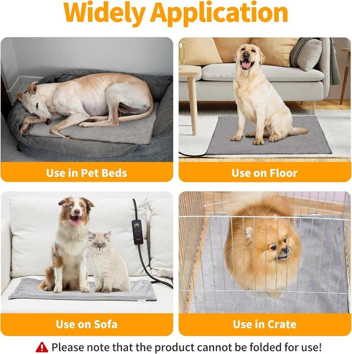 Електрическа нагревателна подложка за кучета и котки