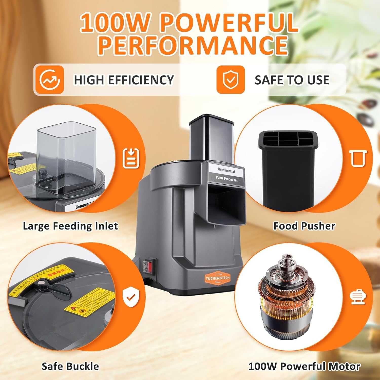 Електрическо ренде/чопър YUCHENGTECH 3 in 1 Electric,Гаранция