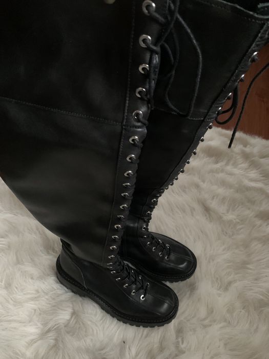 cizme dama Zara piele