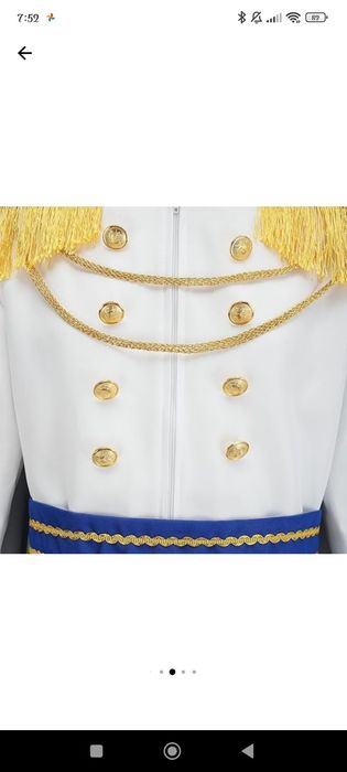 Costum de prinț 9-10 ani, mărime 140-146 cm înălțime