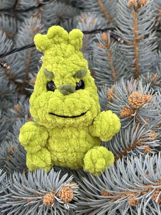 Grinch croșetat manual