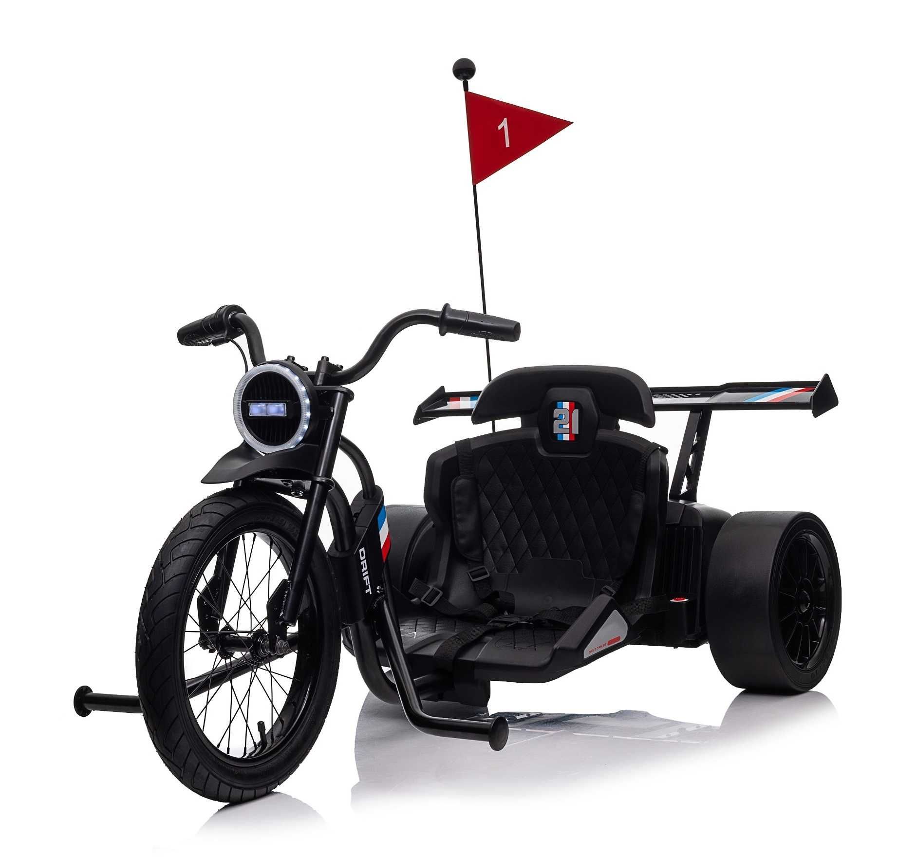 Motocicleta electrica Kinderauto BJSX2338  2x 250W, 24V 10Ah #black