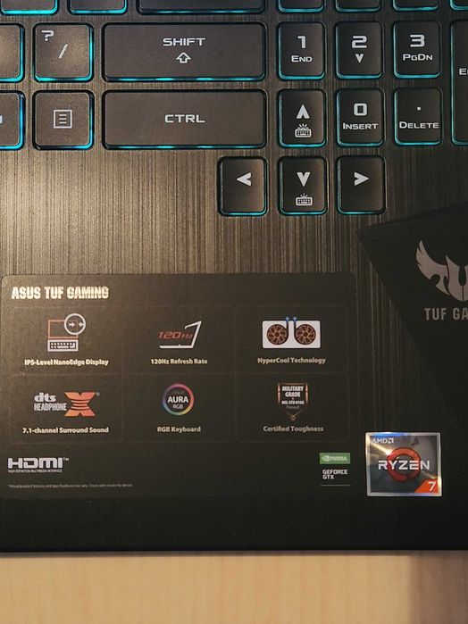Asus Tuf Gaming - Amd Ryzen 7 3750H - Gtx 1660 Ti - 120 Hz - 8 GB Ram