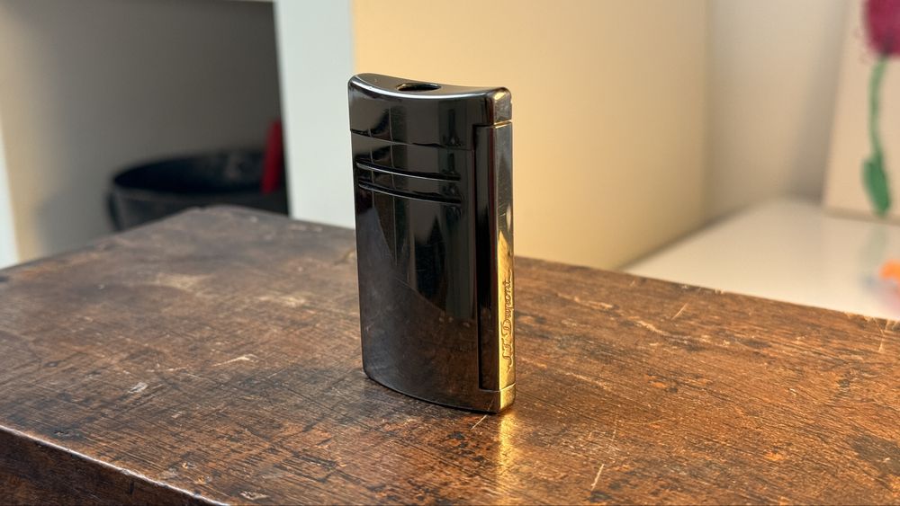 Bricheta ST Dupont de colectie maxijet gri in stare buna