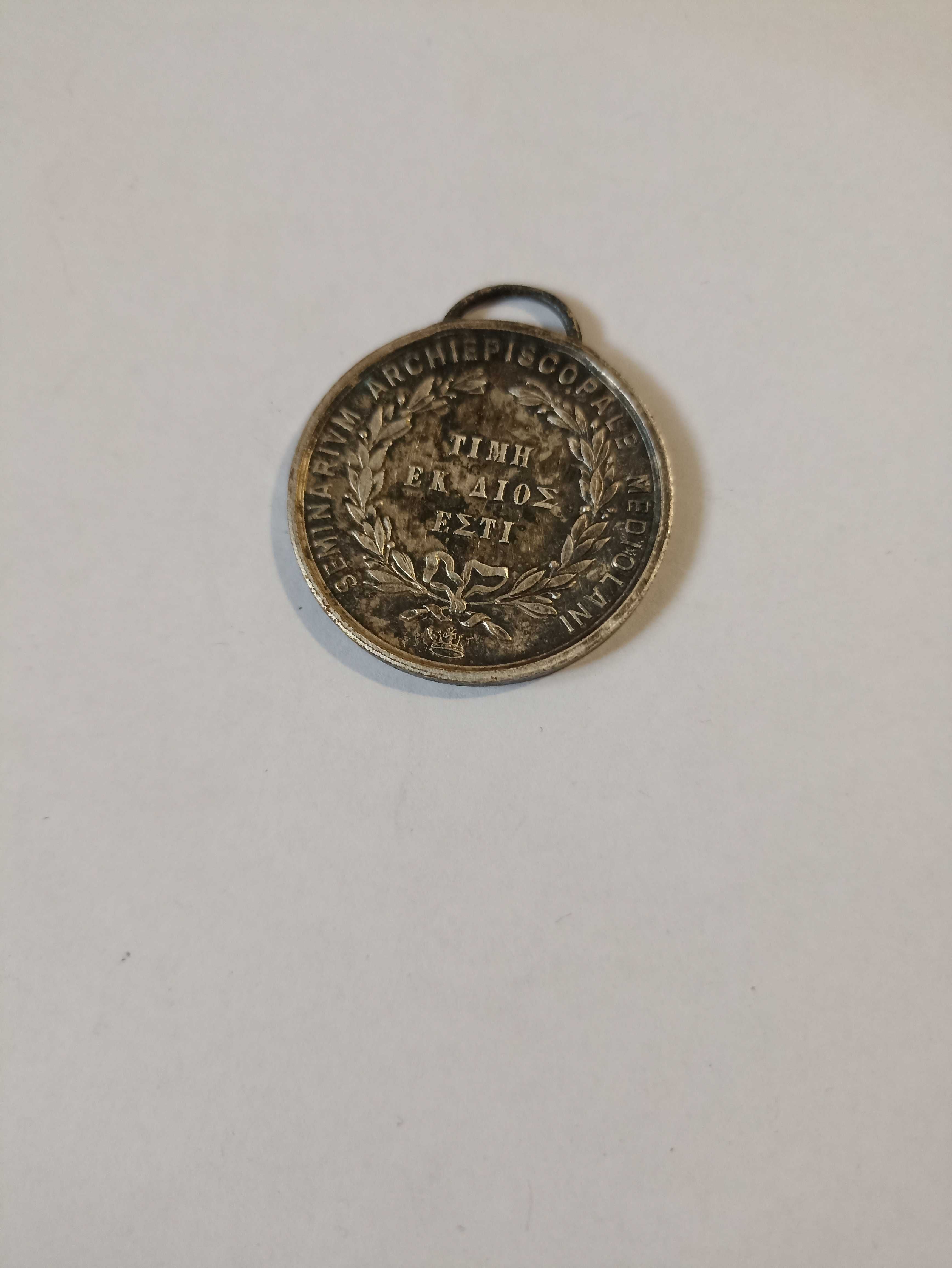 Medaliion  Argint Clerul Speranța Greciei  1890