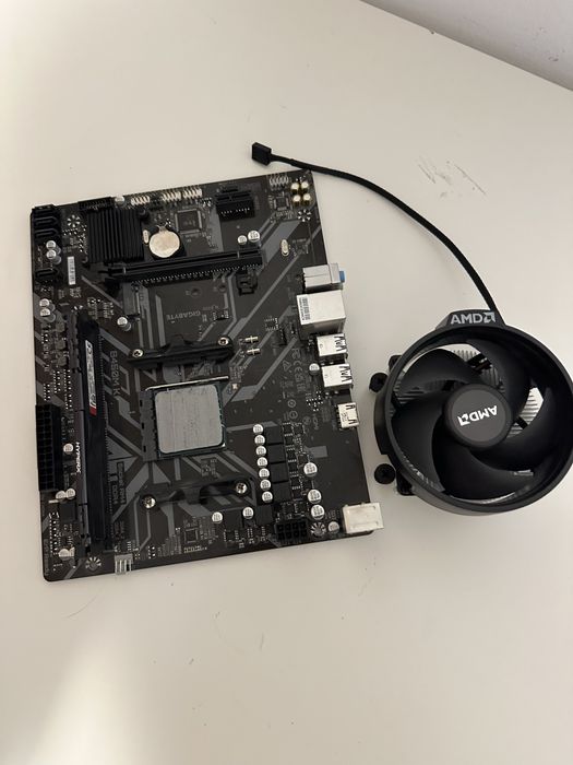 kit, placa de baza am4, ryzen 5 5500+ cooler+RAM hyperx ddr4