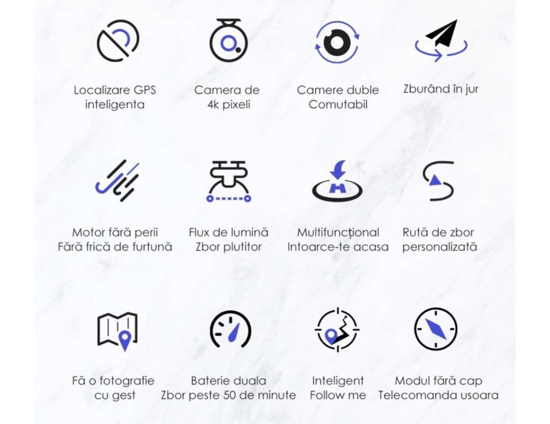 Дрон HouDeOS 5G GPS, 4K HD