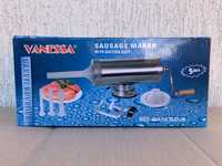 Aparat de facut carnati Vanessa Sausage Maker, 1.5 kg, 3 accesorii