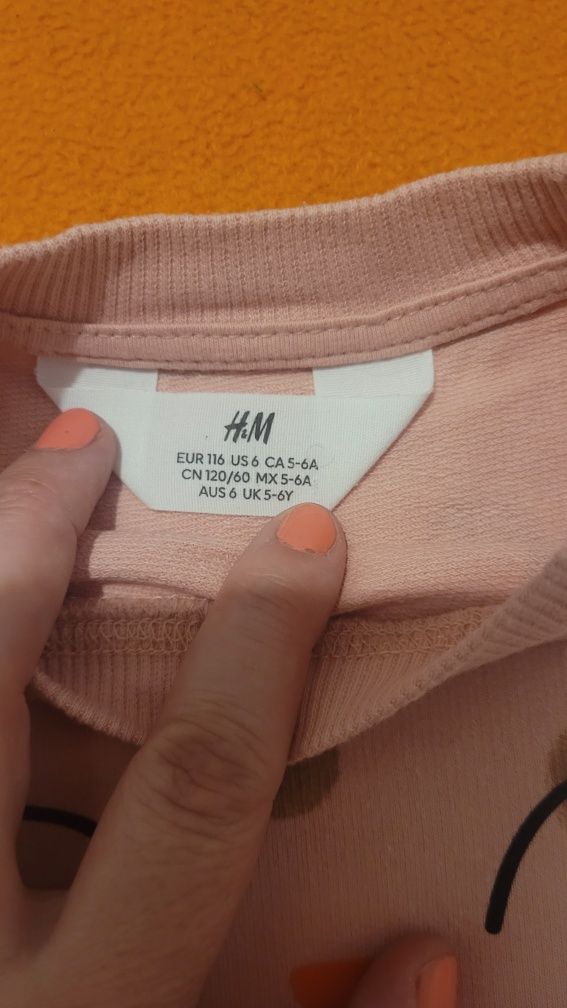 Bluzita h&m, 5-6 ani, 116