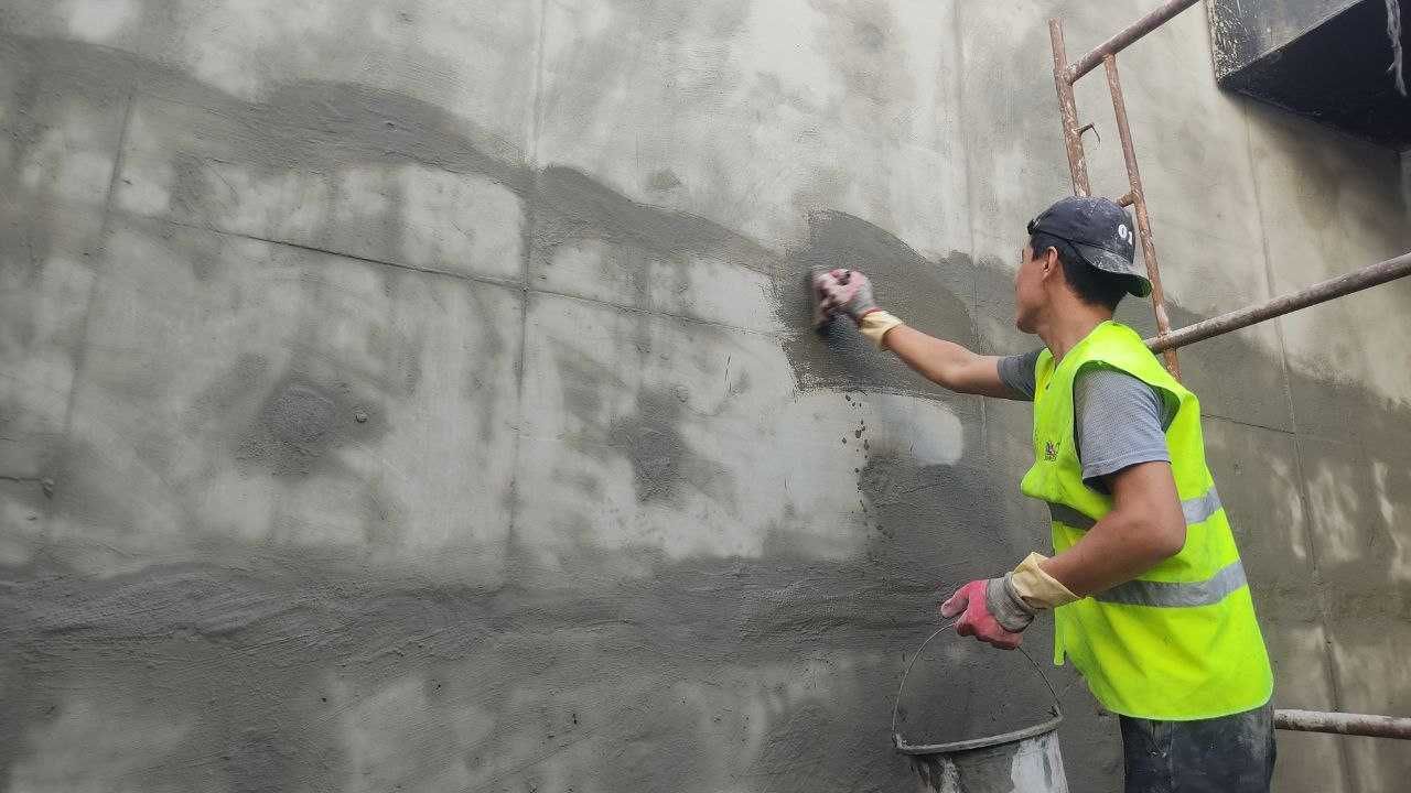 Гидроизоляция бетонных канализационных колодцев с материалами пенетрон
