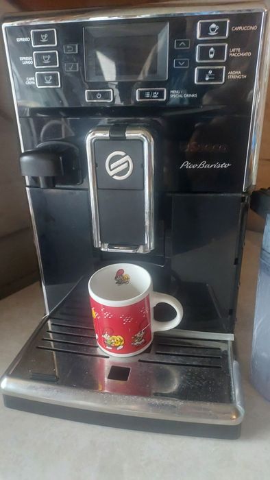 Saeco barista cu bosbe si macinata
