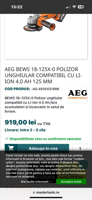 Flex aeg acumulatori