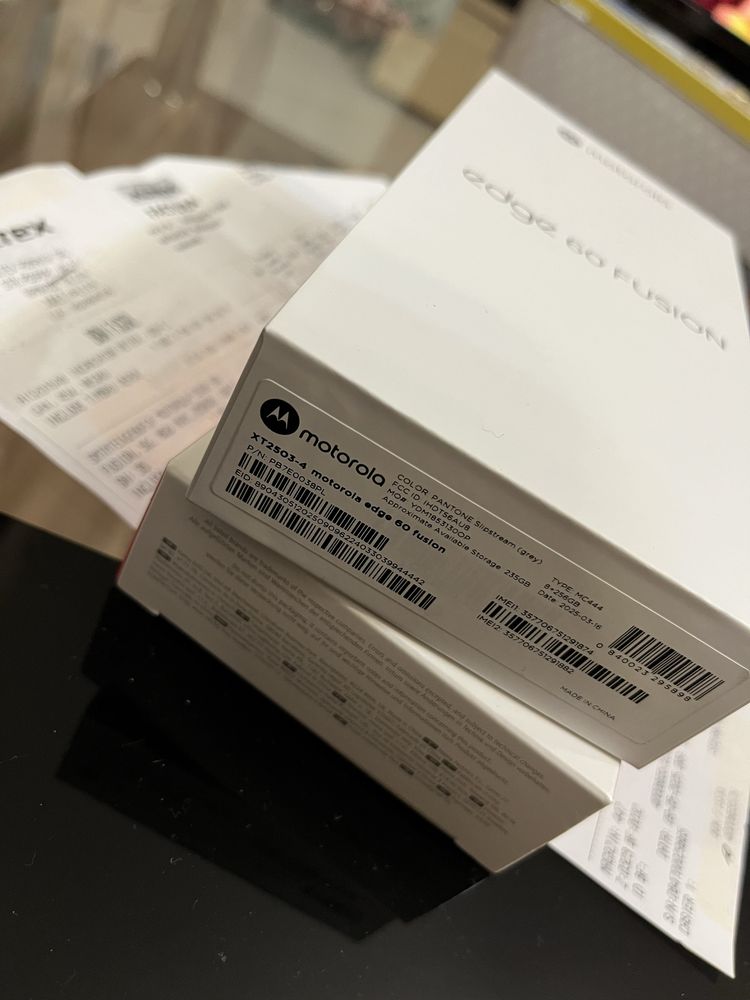 Motorola edge 60 FUSION 5G 256 GB Grey - NOU, neutilizat
