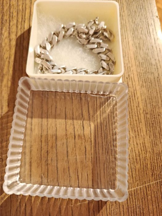 Сребърна гривна-тип панцер