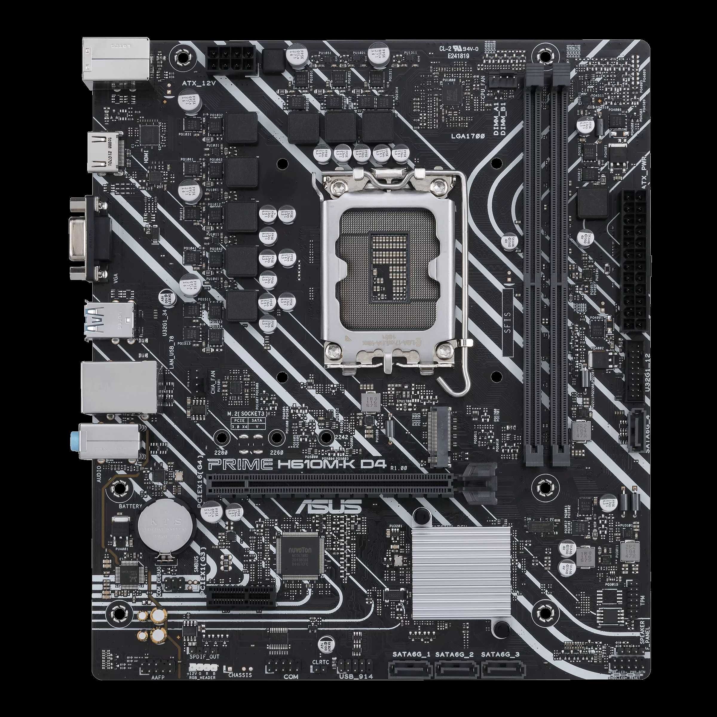 [НОВАЯ] Материнская плата ASUS PRIME H610M-K DDR4