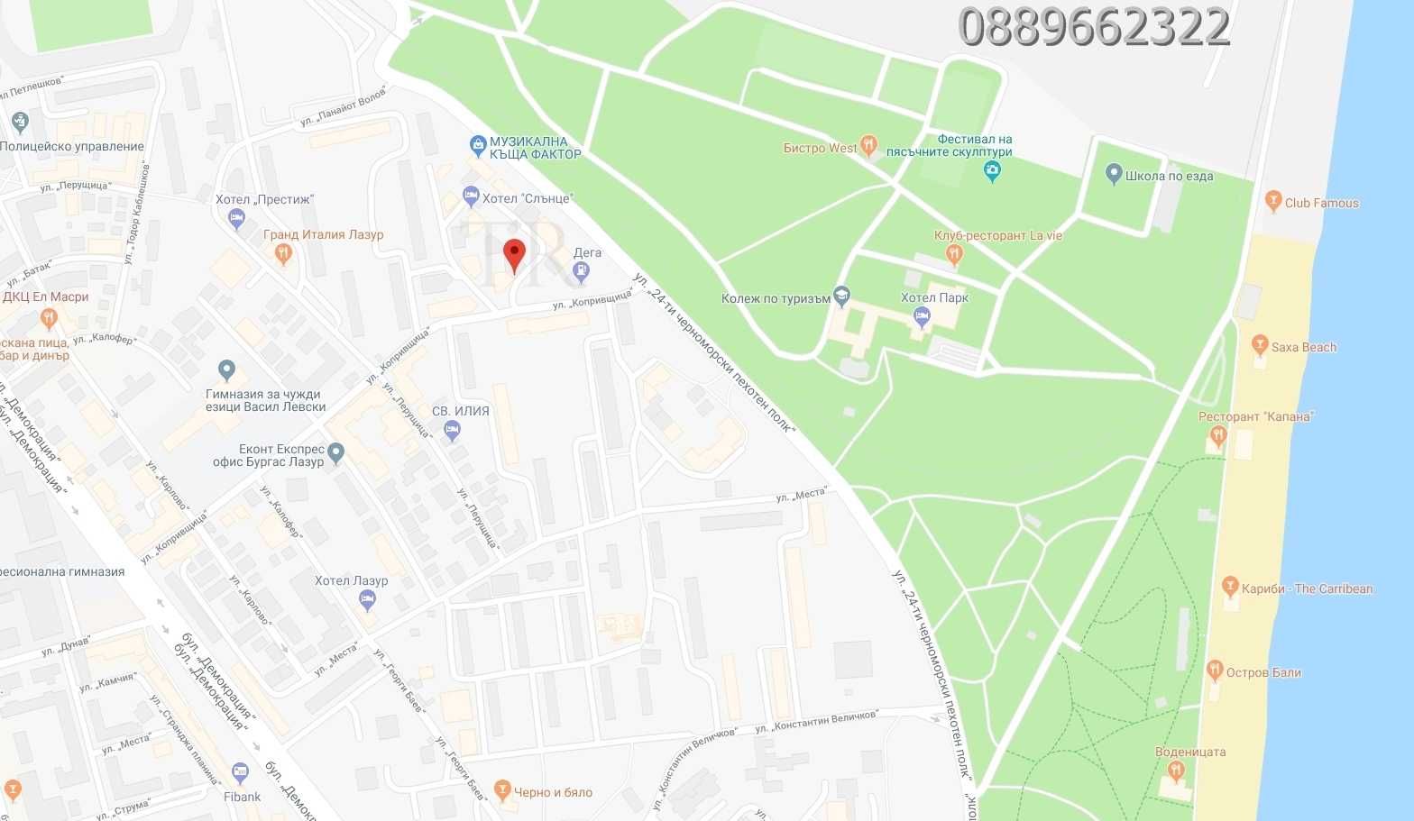 Собственик отдава под наем 3-стаен апартамент в ж.к. Лазур, Бургас