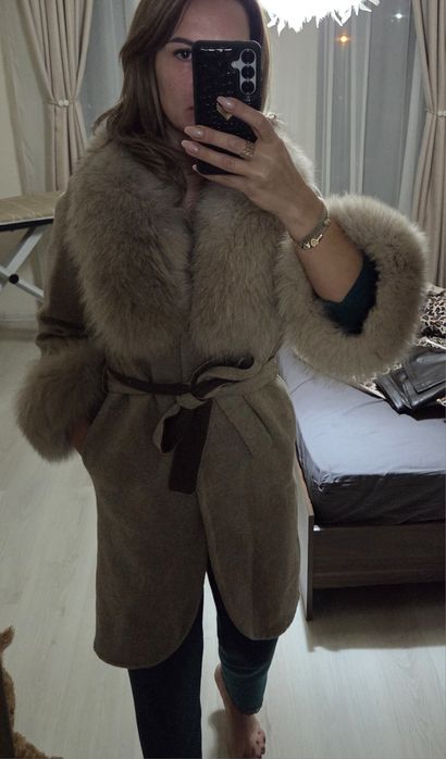 Palton Alpaca marime Xs/s