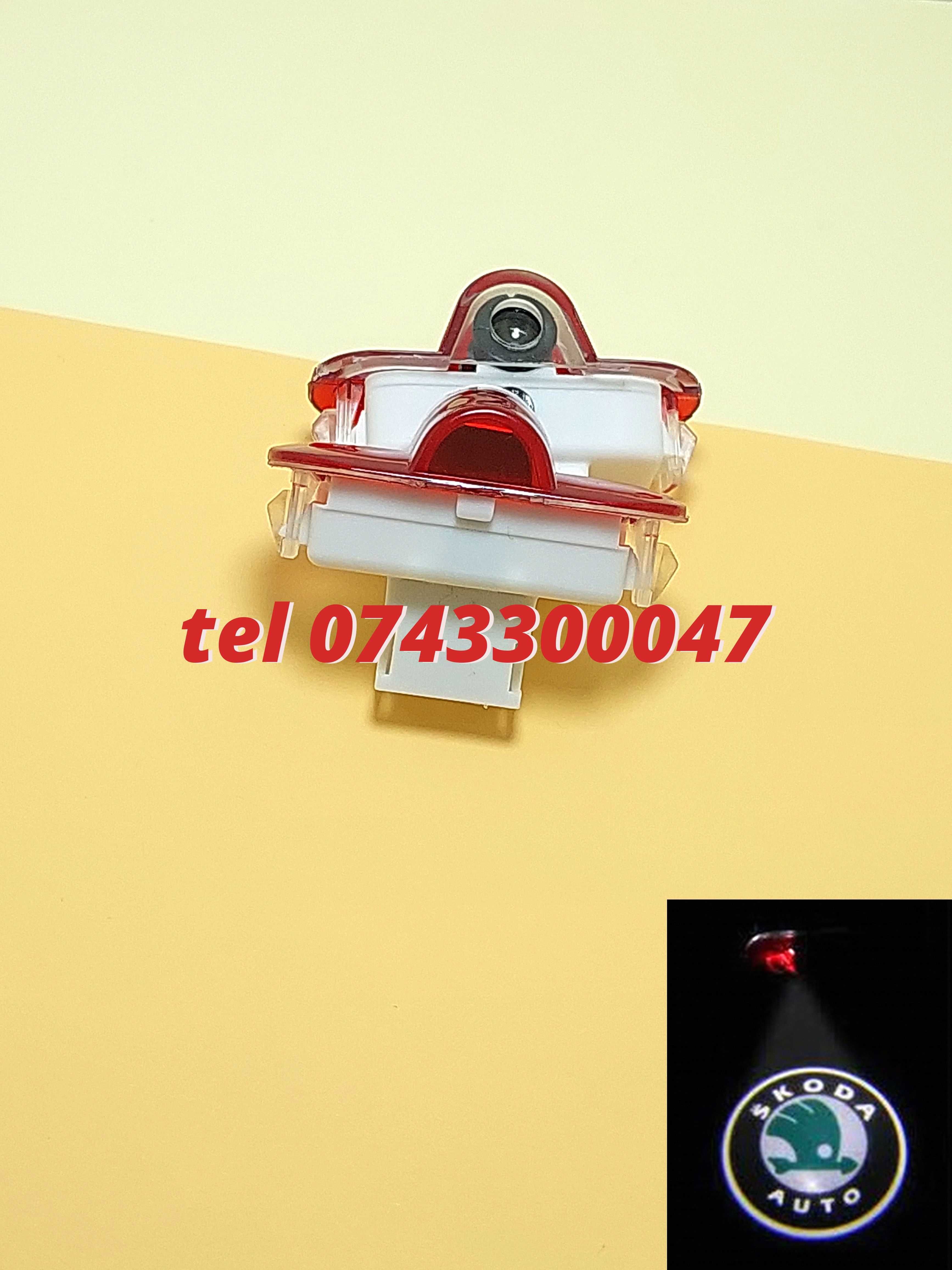 Proiector Led Cu Logo Skoda Octavia 2  Btsl019