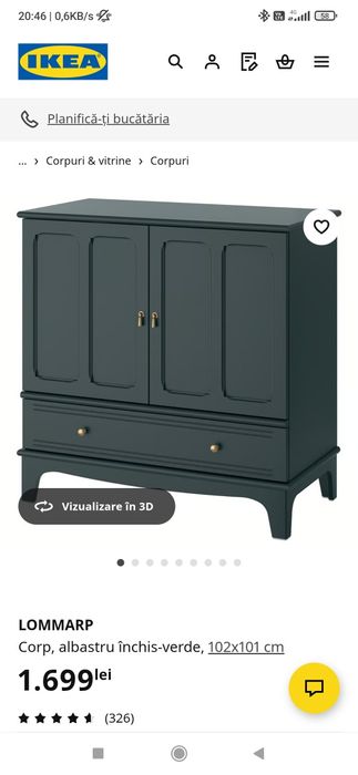 Comodă Lommarp Ikea