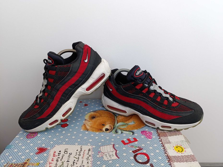 Nike Air Max 95 Essential Red Black Bred''оригинални мъжки 42.5 номер