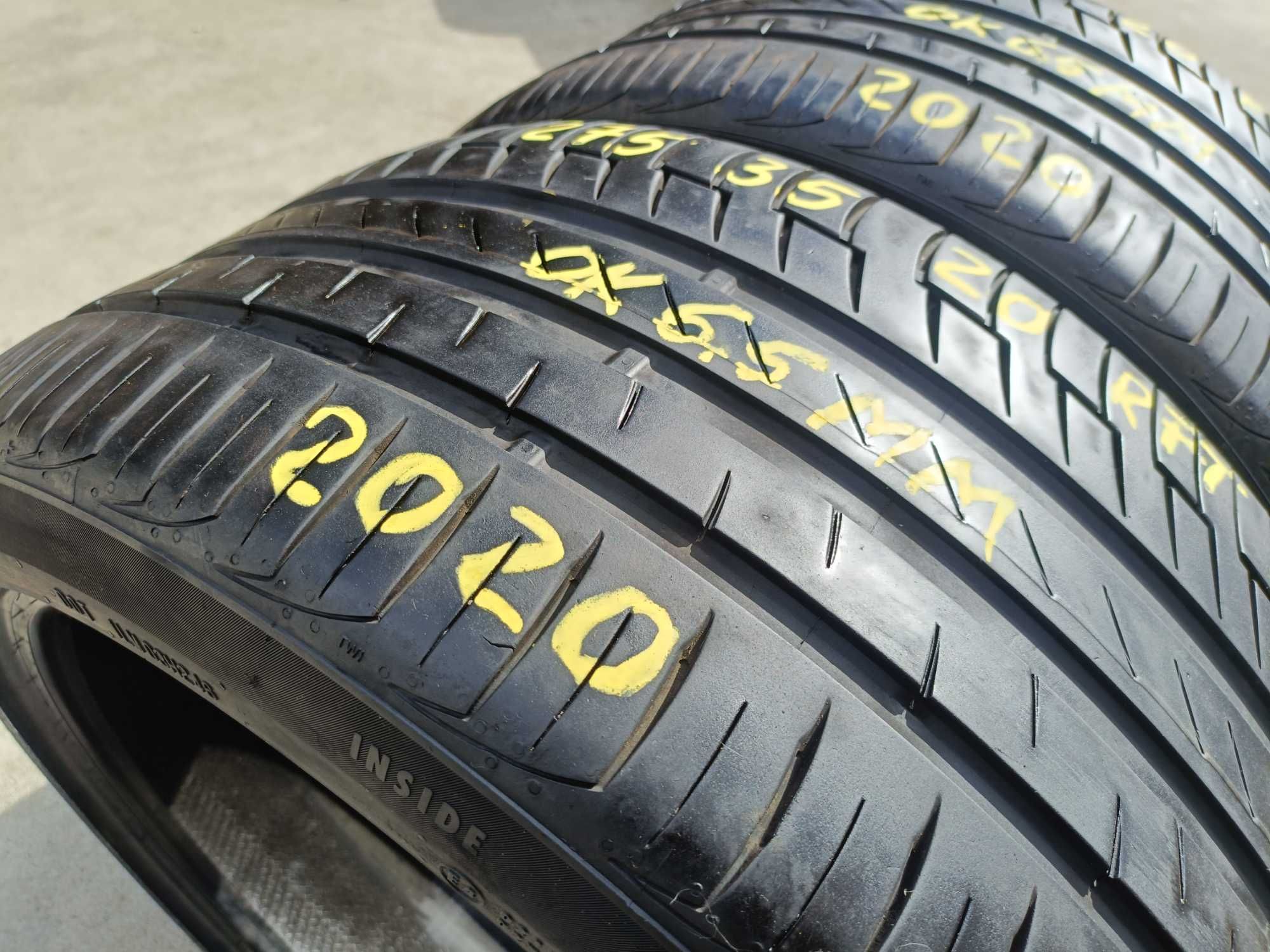 Doua anvelope vara 275 35 20 Continental PremiumContact 6 run flat