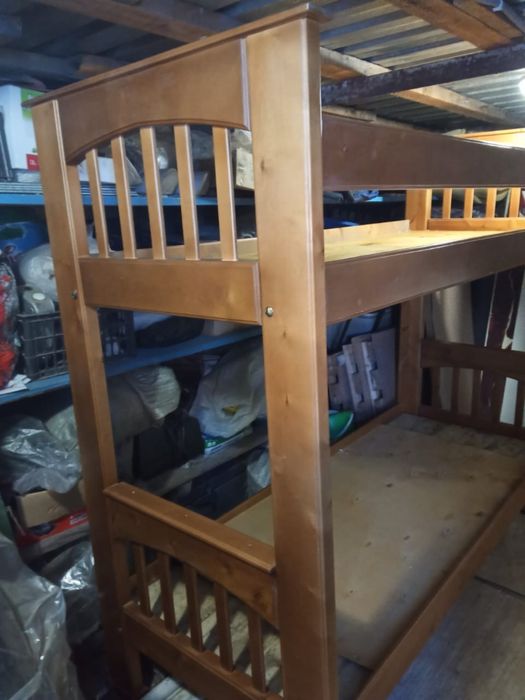 Двухъярусная кровать дерево дуб