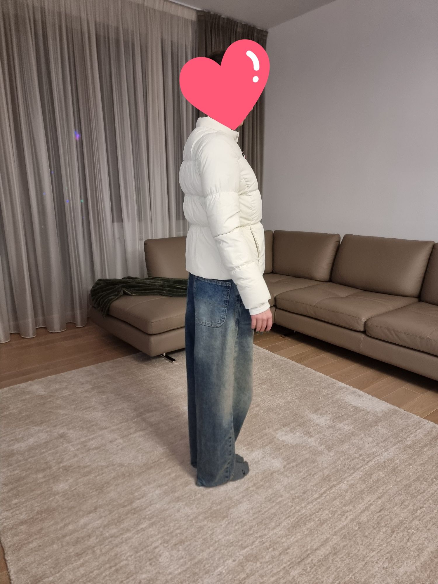 Vand geaca Tommy Hilfiger, marimea XS, alba