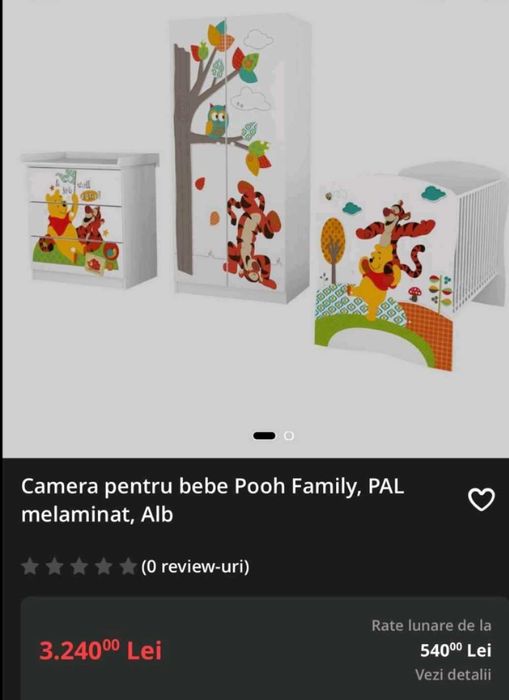 Set mobilier cameră bebelușii