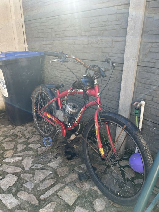 Bicicleta cu motor 80cc