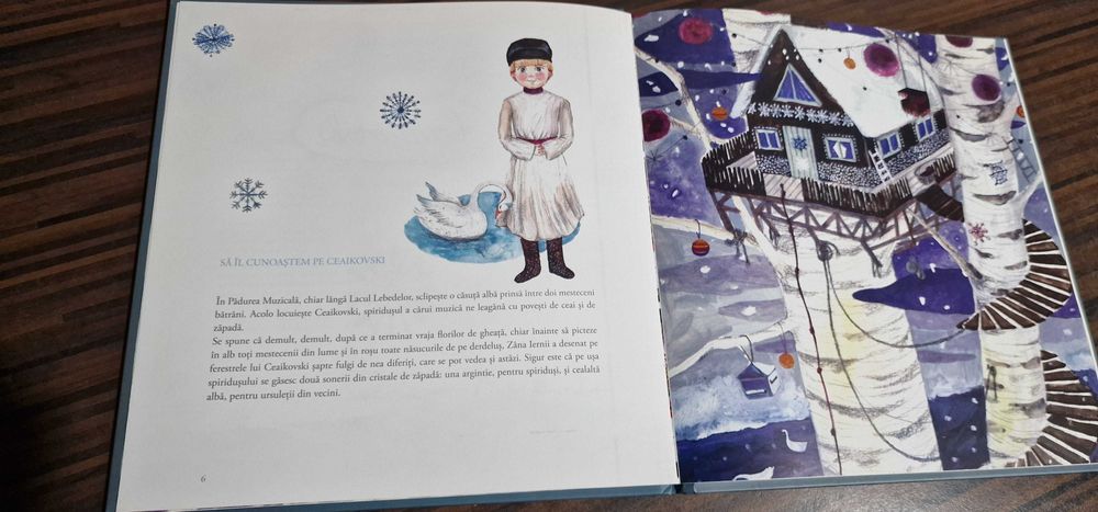 Ceaikovski si dansul notelor de argint – carte + CD, educatie muzicala