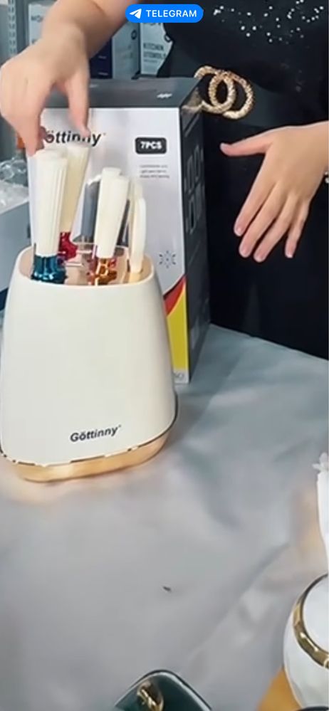 Набор ножей нержавеющая сталь из 7 предметов фирма Gottiny